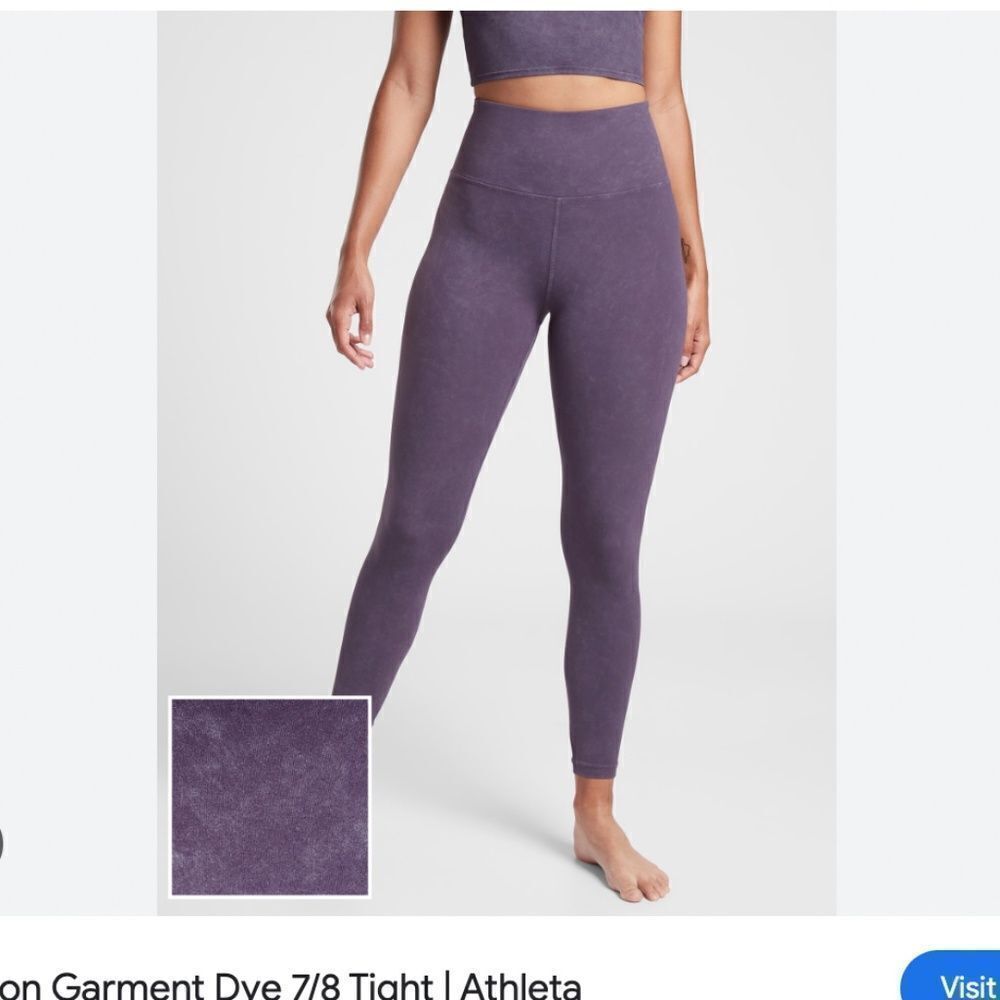 Athleta Elation Garment Dye 7/8 Tight Size XS